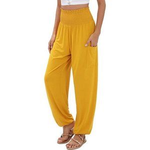 WOMEN'S Harem Pants Yellow